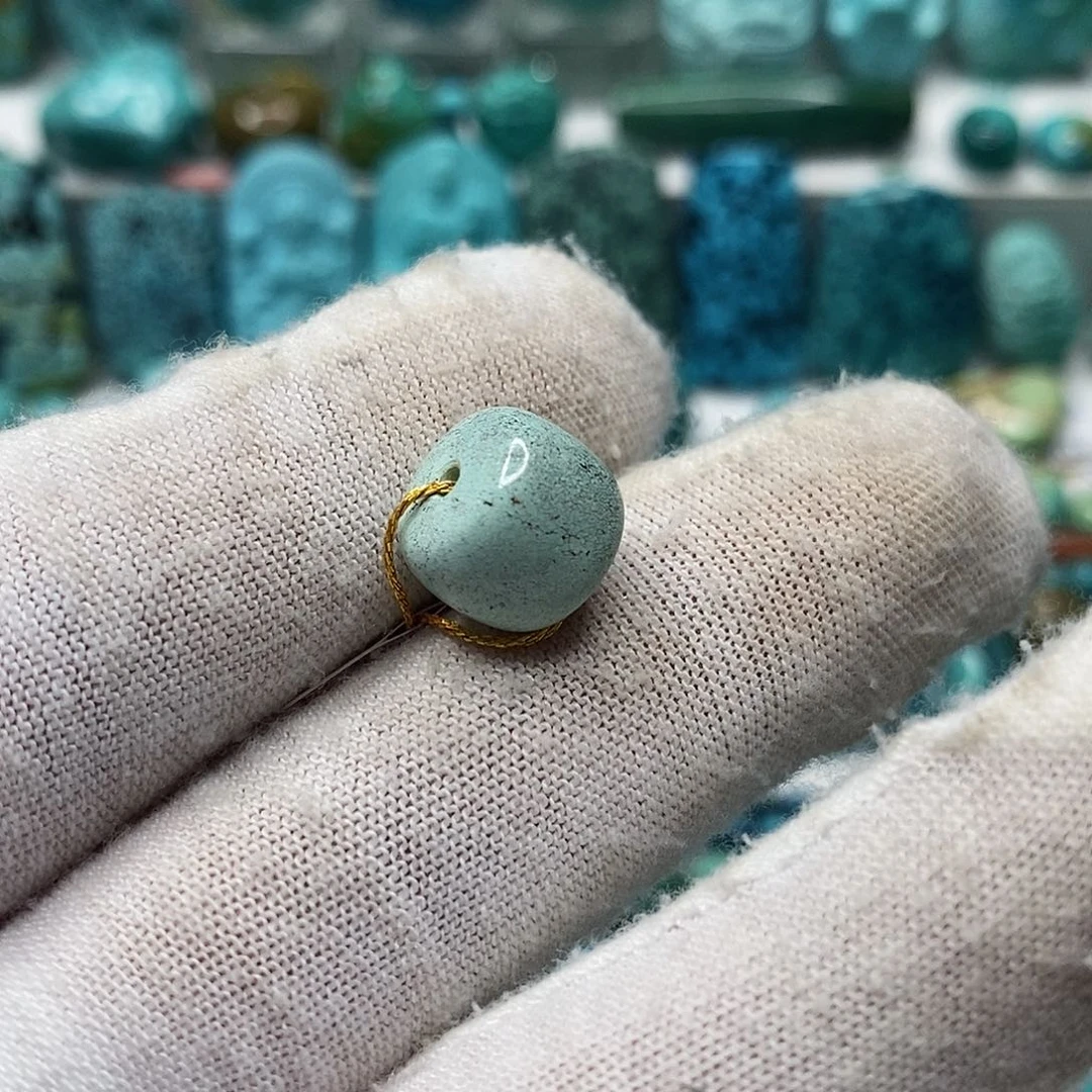 未镶嵌绿松石珠宝奇石