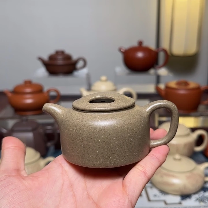 茶壶紫砂青段泥小品 100cc