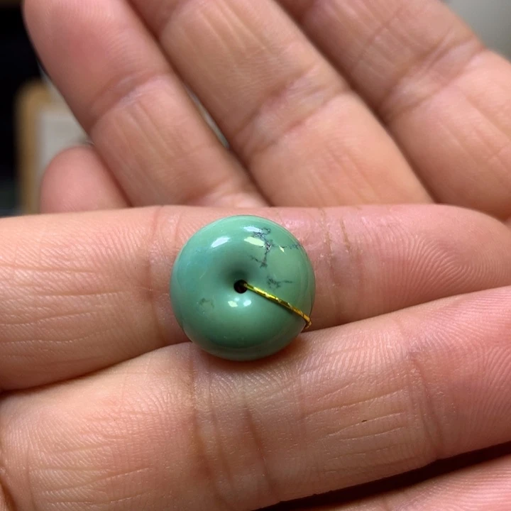 绿松石未镶嵌面包圈