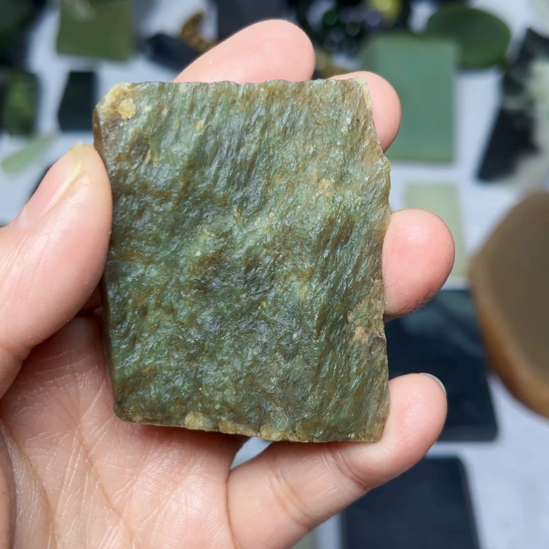 和田玉珠宝半成品未镶嵌37号