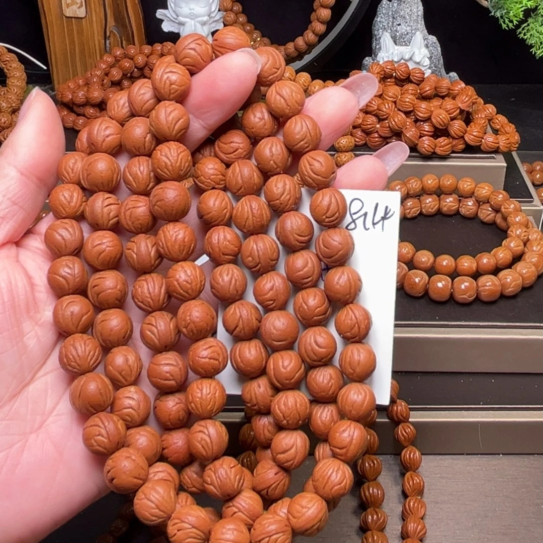 手串桃核玉玲珑11精品108脖挂