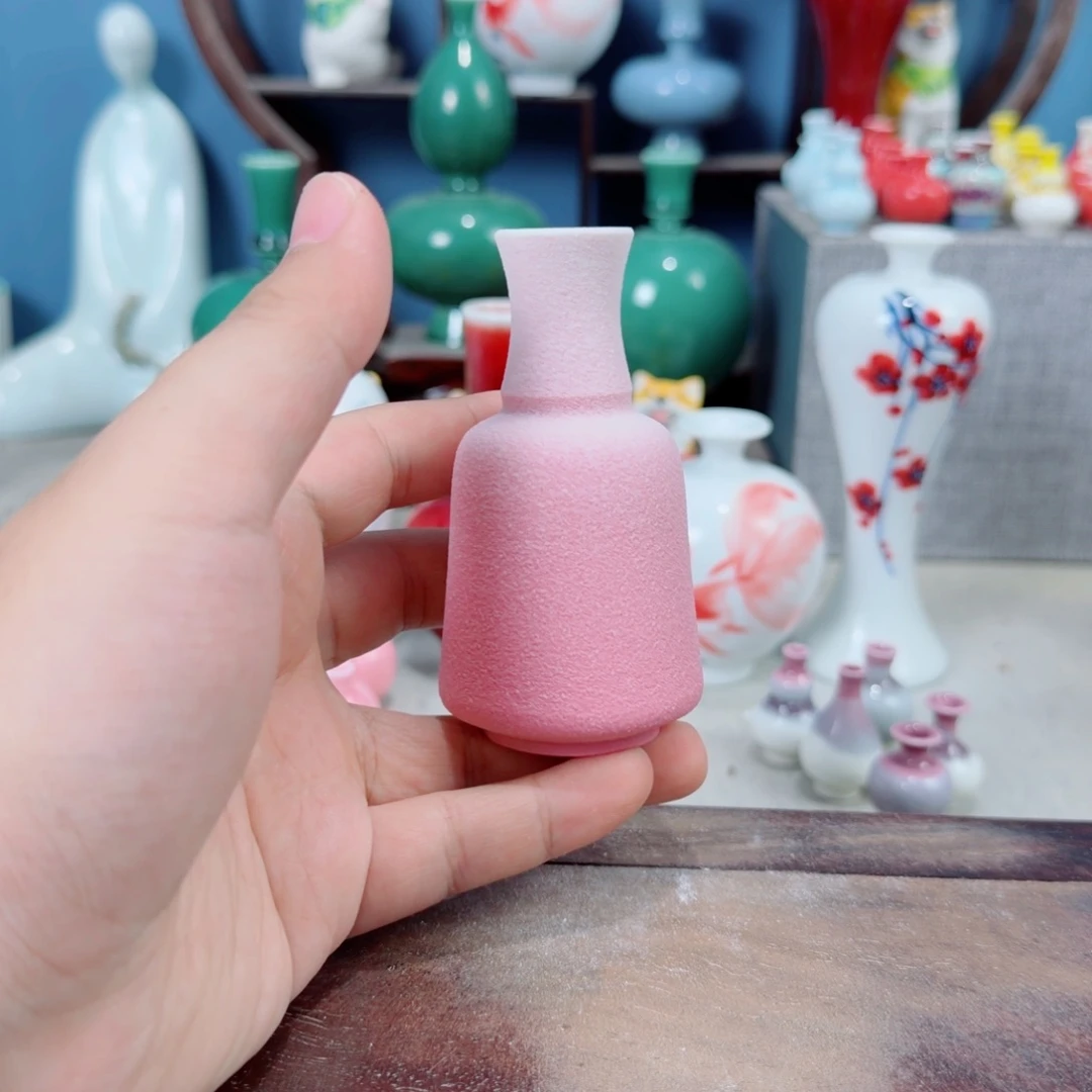 陶瓷手工小花器摆件