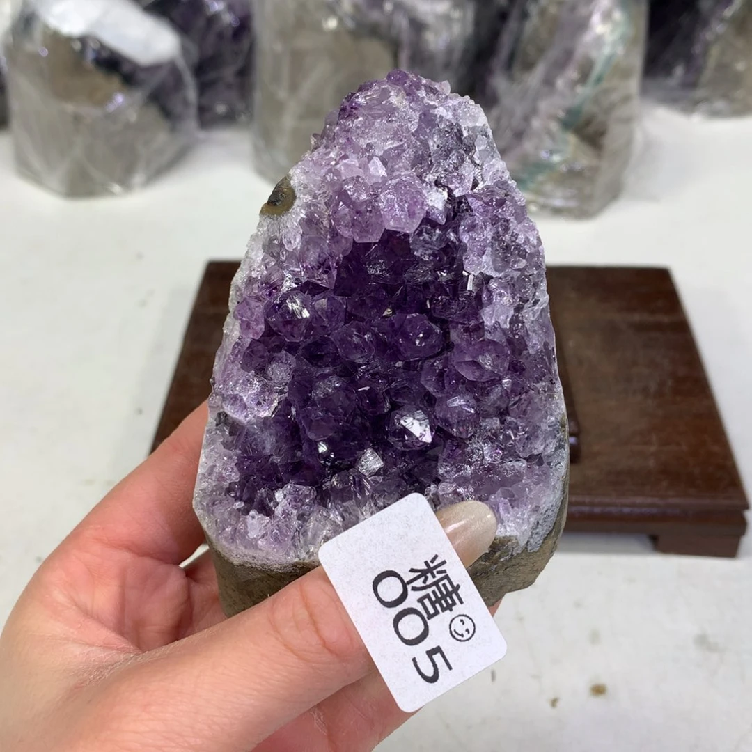 紫晶摆件未镶嵌水晶