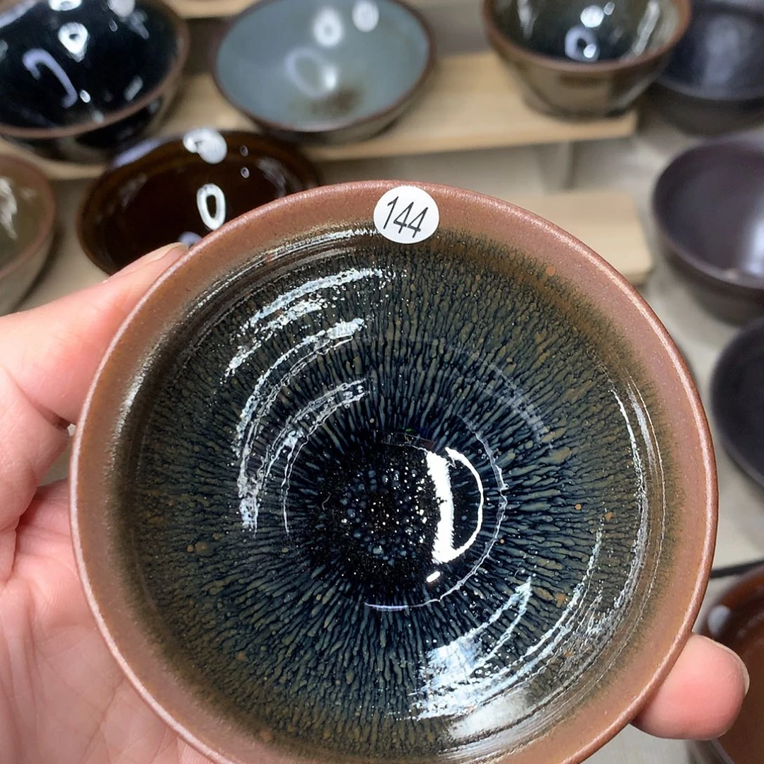 茶盏144原矿草木灰釉建主人杯