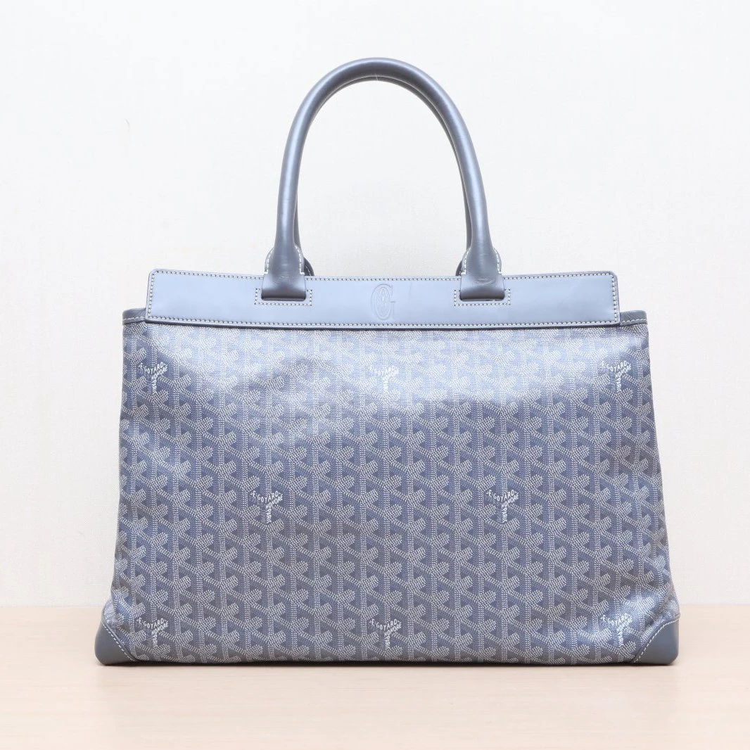 95新 Goyard 花花活动Bellechasse Biaude 托特包 45 灰色