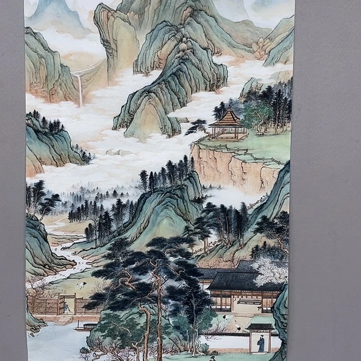 国画纯手绘国画山水画闪购链接