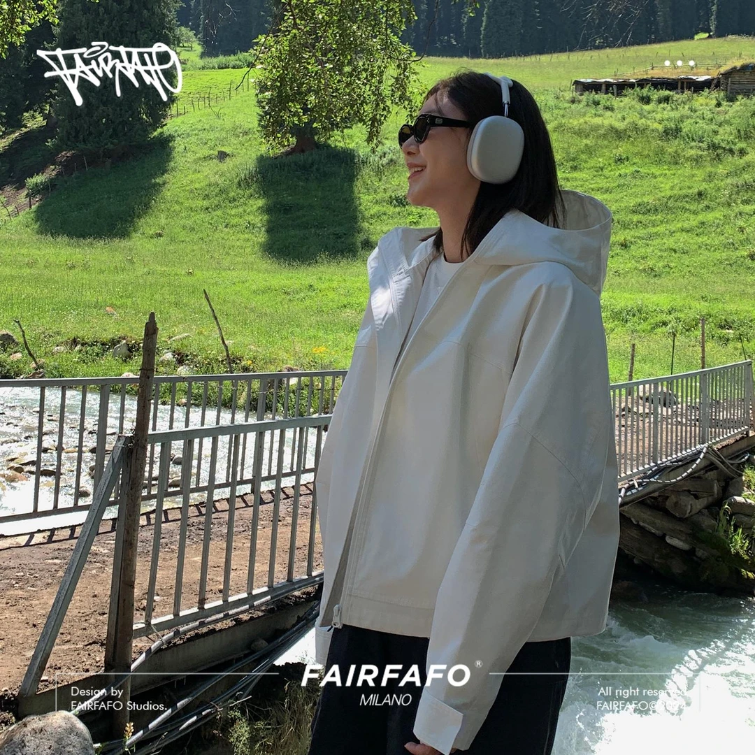 FAIRFAFO林肉肉【户外登山夹克外套】WTJY44019早秋长袖薄款连帽ins