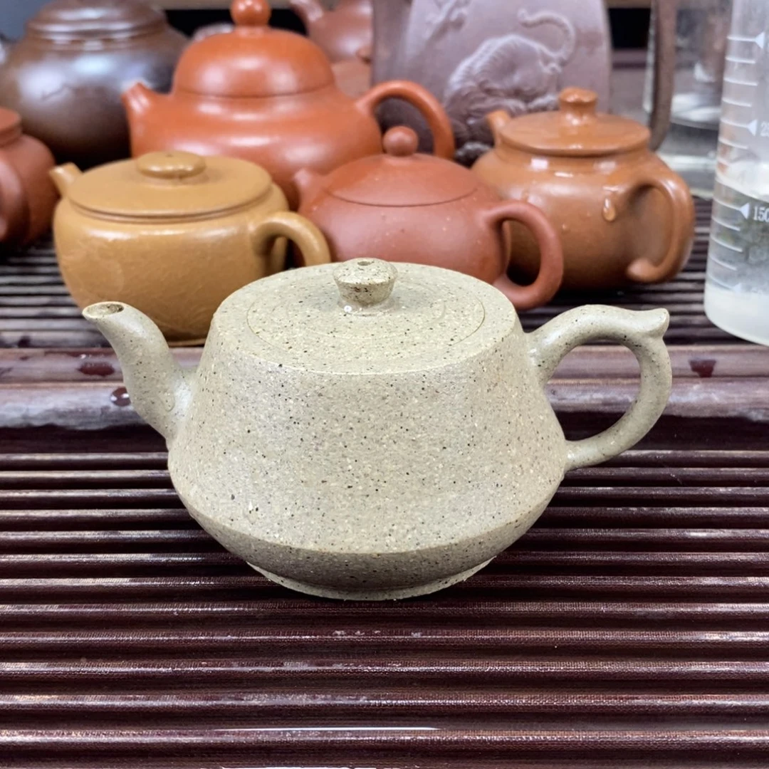 紫砂茶壶宜兴原矿紫砂壶青段柱础180c