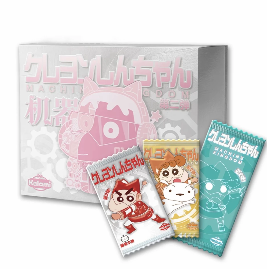 J【对对碰】Kalami蜡笔小新第二弹机器王国收藏卡牌盲盒（默认代拆）