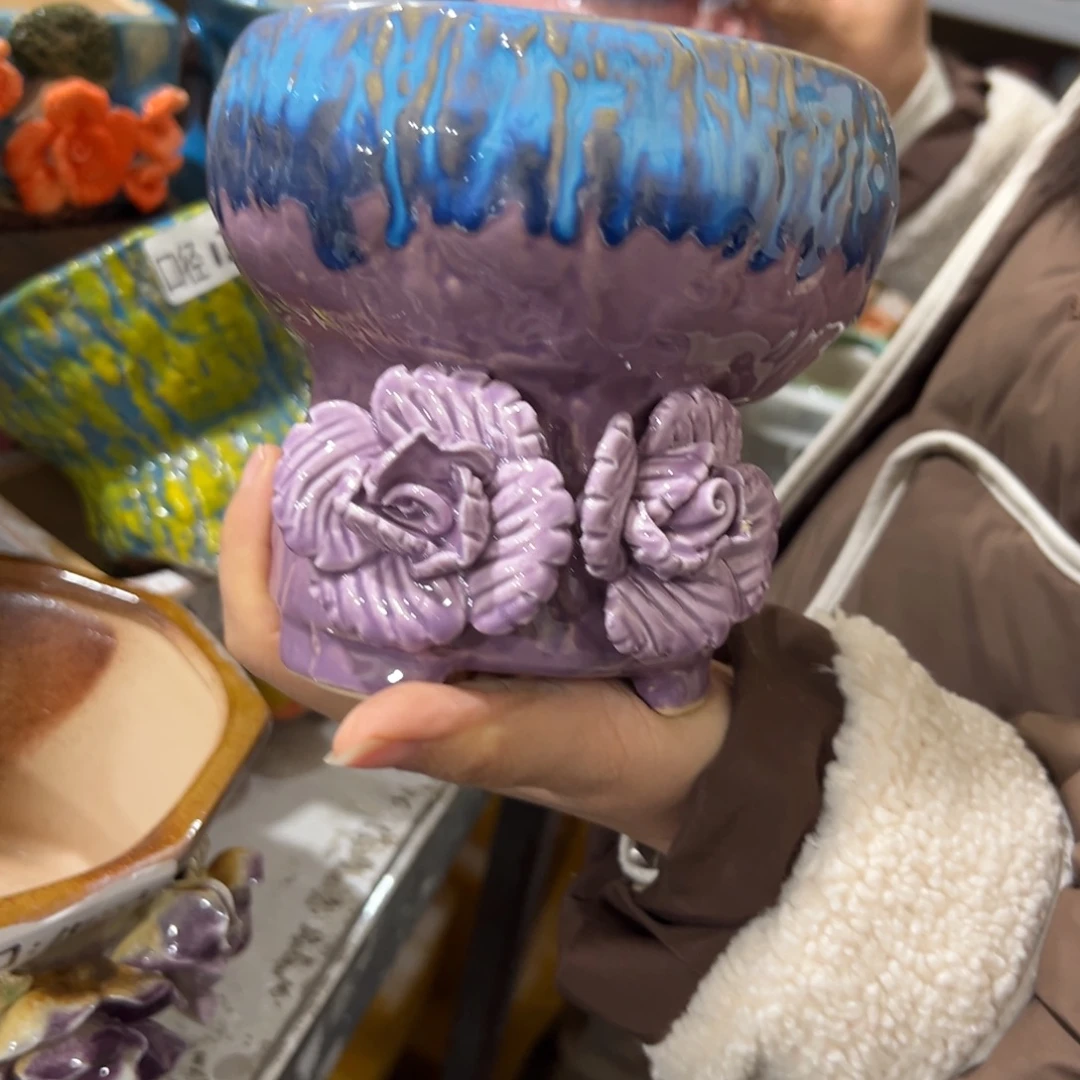 满20米秒退拉黑花盆