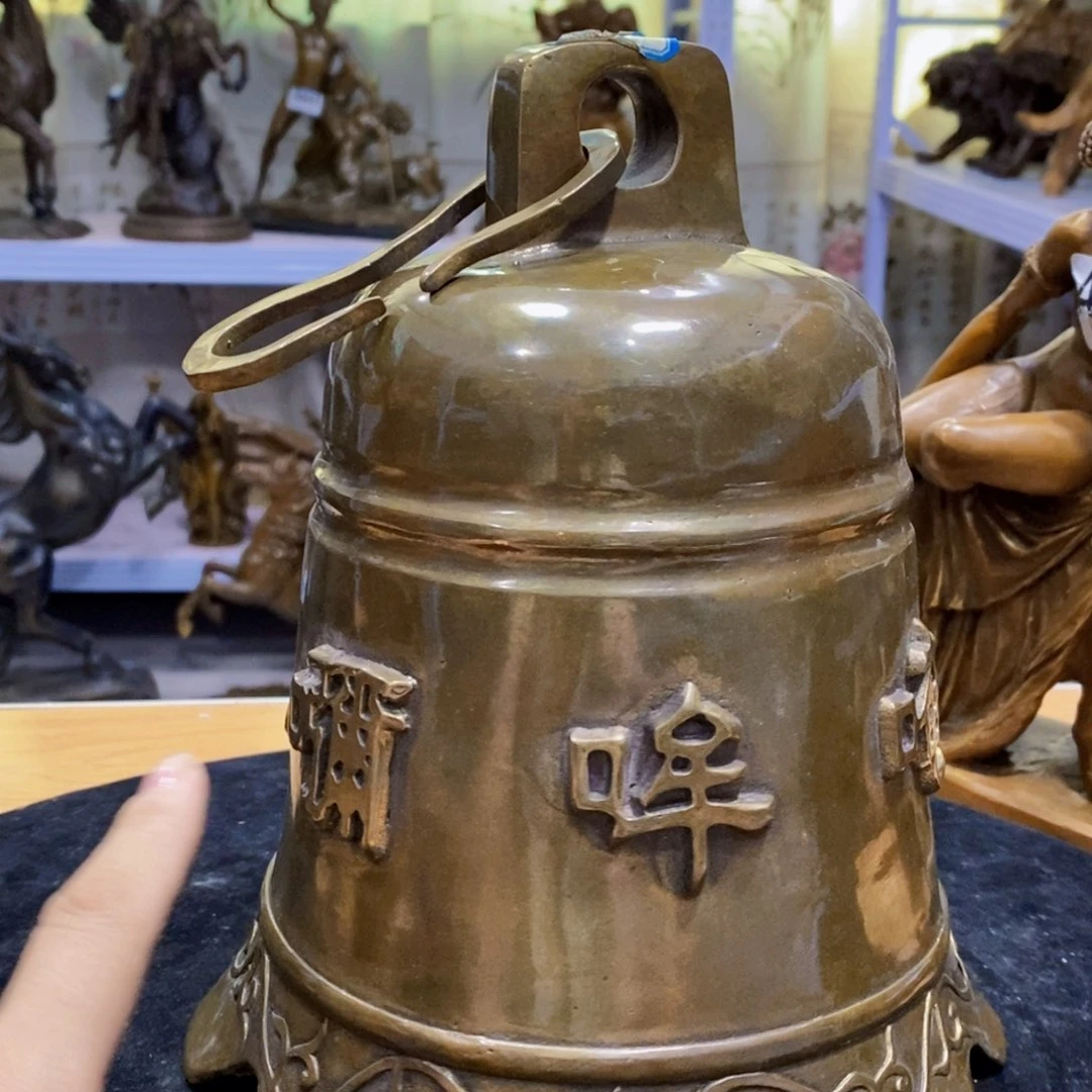 黄铜材质，铜钟挂件