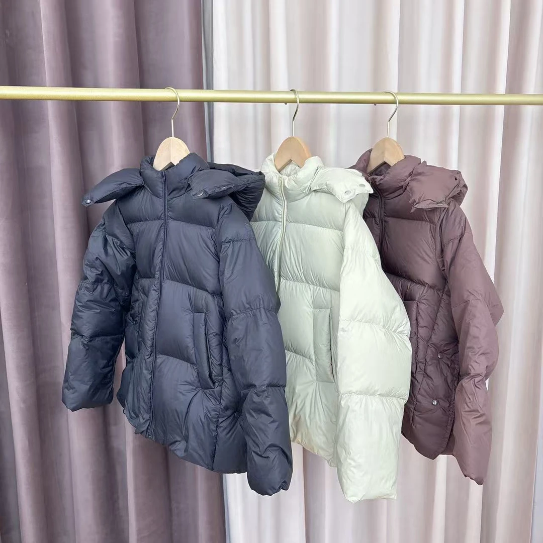 小江家 【抗寒保暖加厚】冬季新款亲子款面包羽绒服90绒