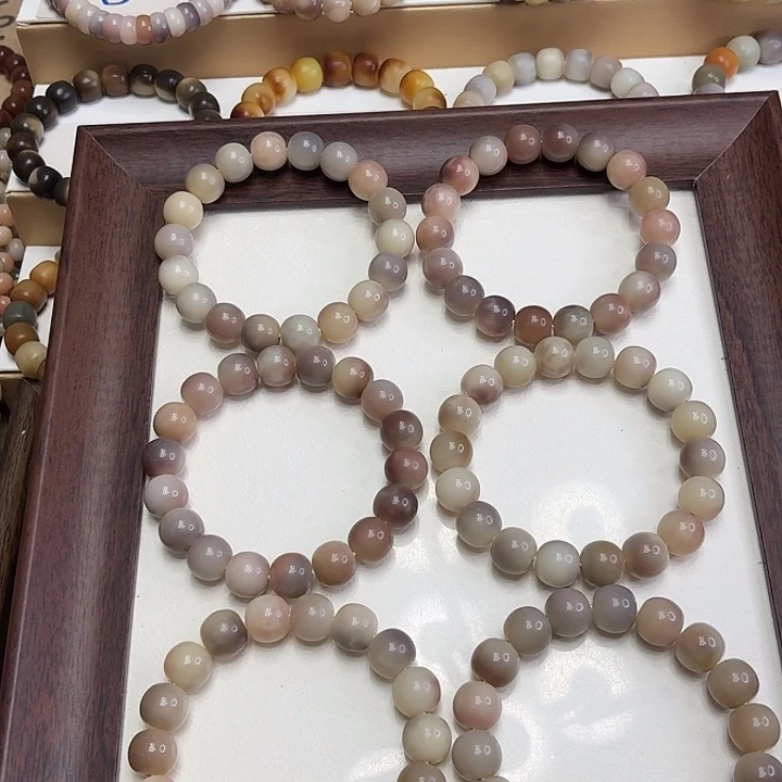 菩提根/象牙果手串卡14苹果珠