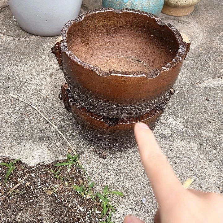 紫砂花盆次品次品次品