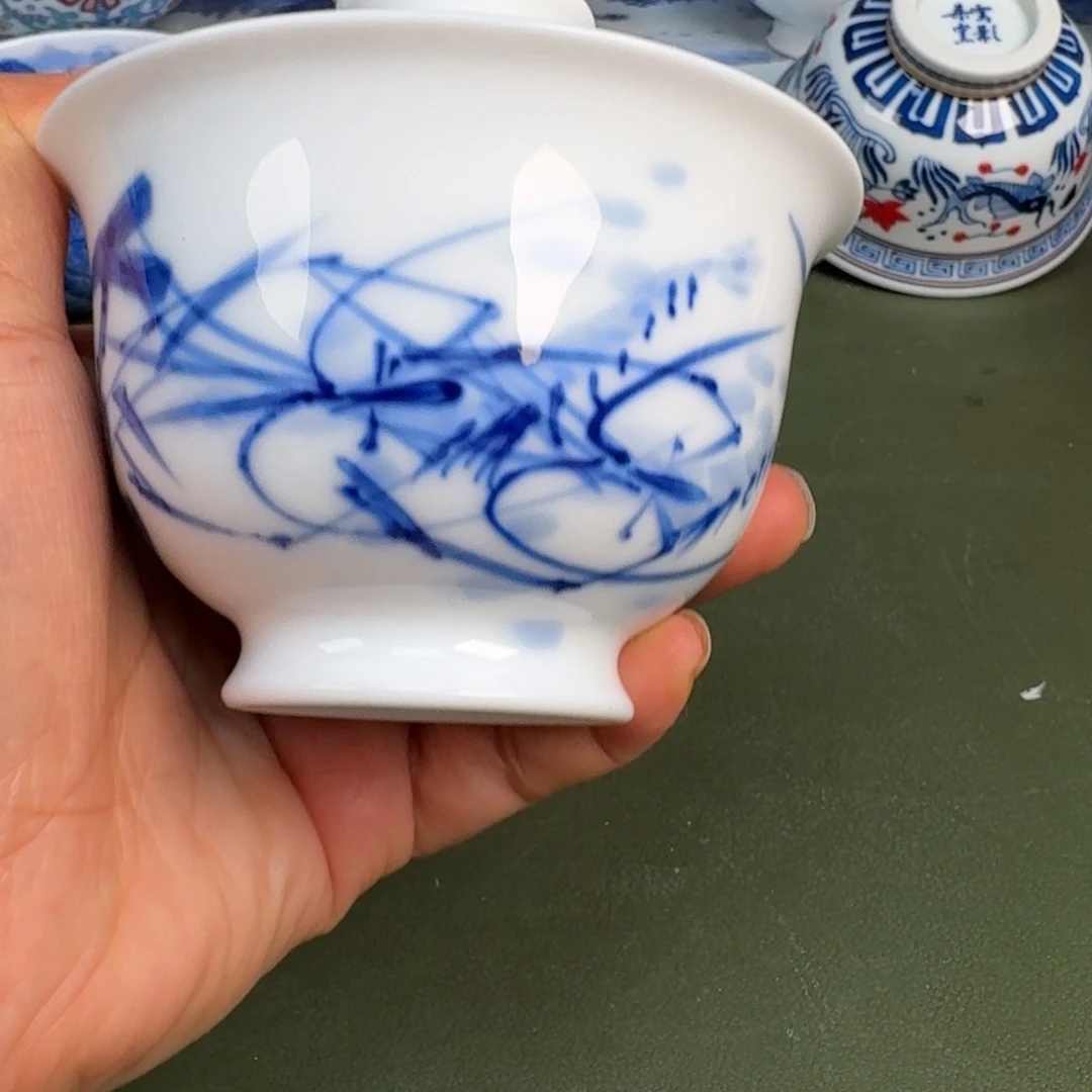 陶景德镇春手绘茶具圆圆227