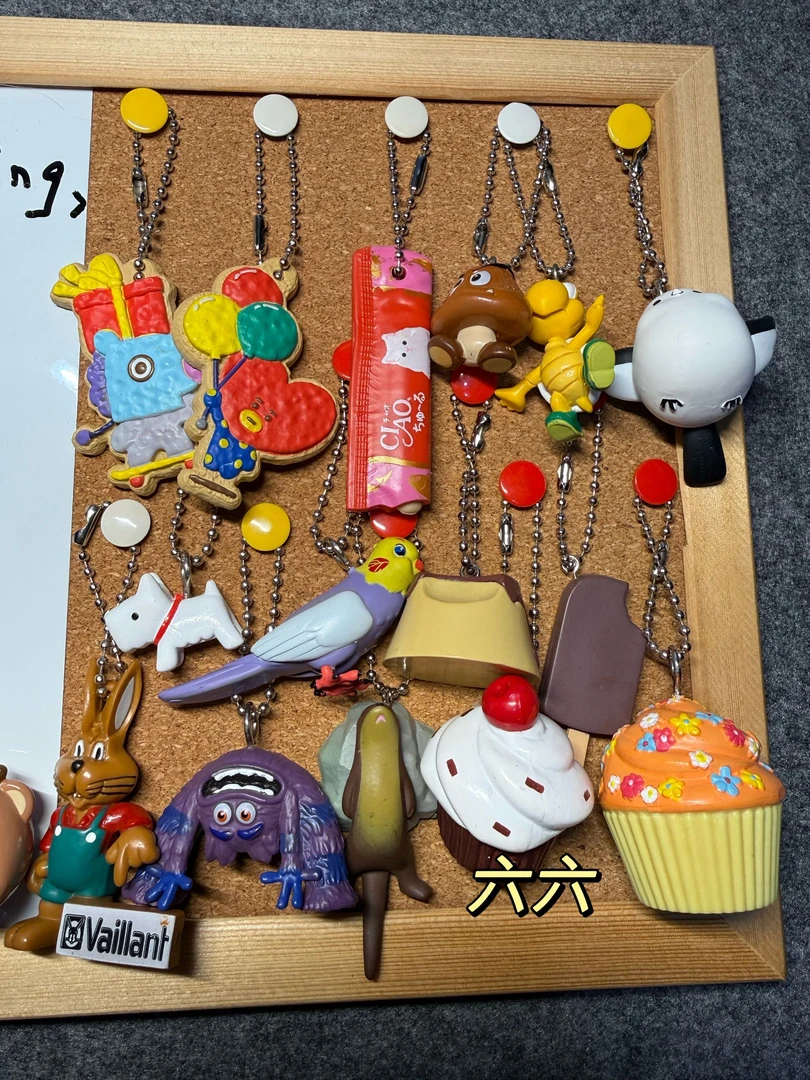 中古潮玩DIY摆件挂件配件扭蛋食玩创意钥匙链