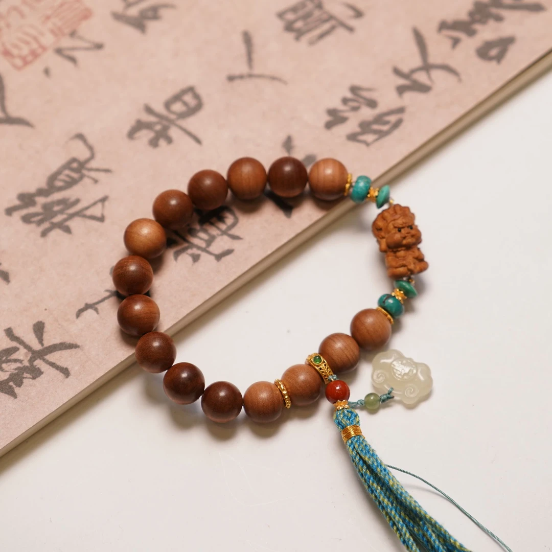 檀香绿松手串ZC10A13141