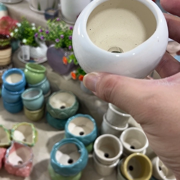 微瑕陶瓷花盆满9.9发