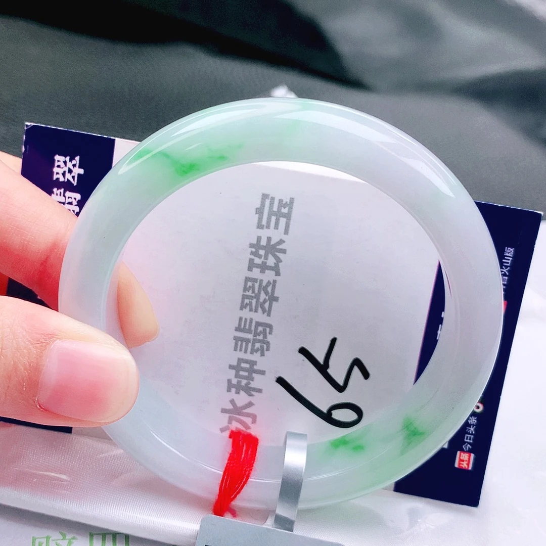 翡翠未镶嵌手镯缅甸天然a货翡翠手镯