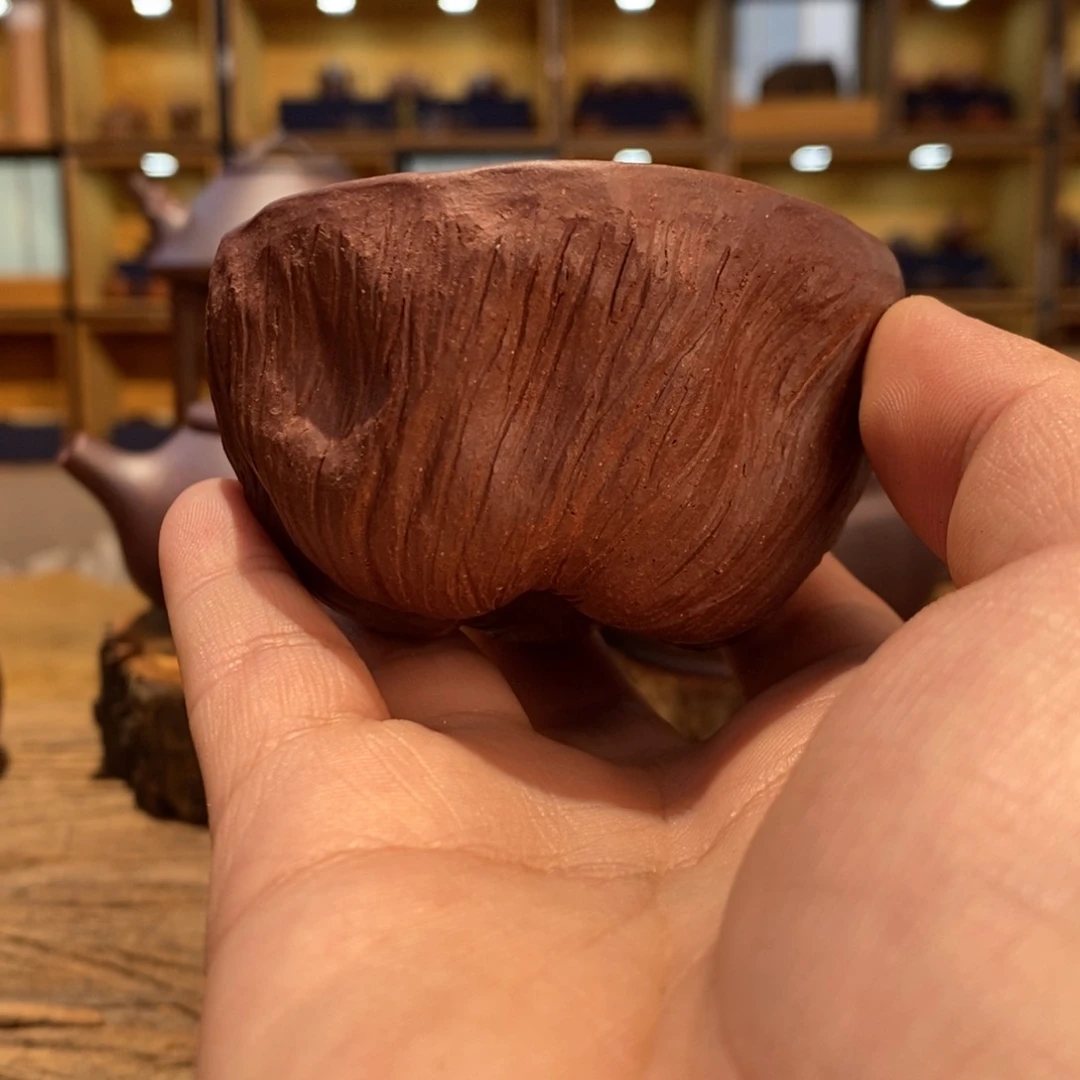 紫砂茶杯莲蓬主人杯