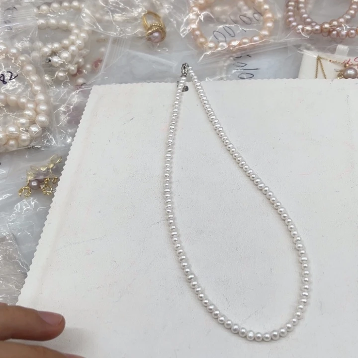 淡水珍珠未镶嵌颈饰001121