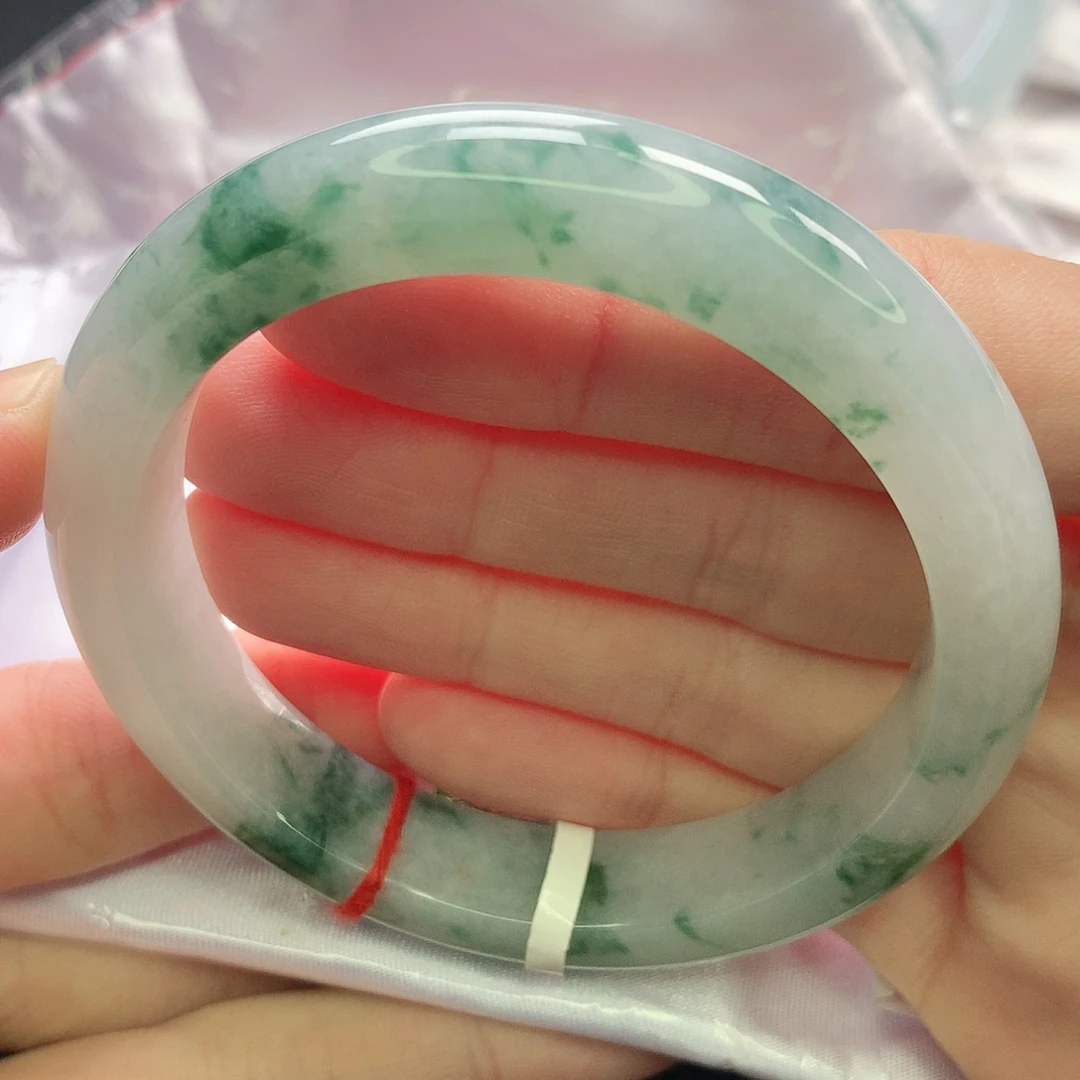 翡翠未镶嵌手镯缅甸54