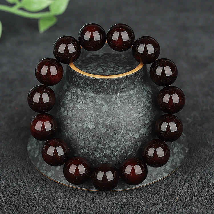 印度小叶紫檀1.5手串圆珠