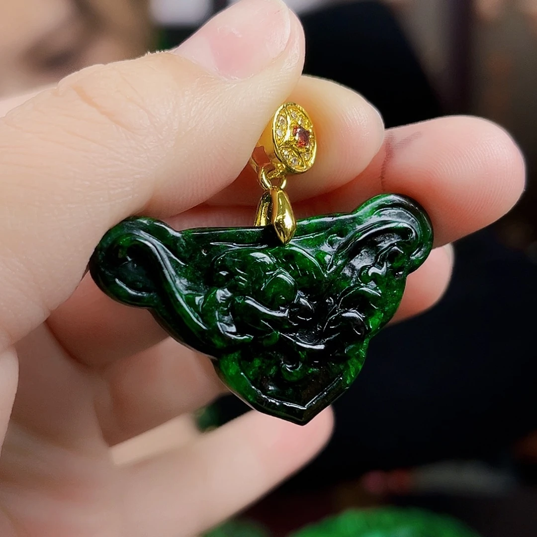 翡翠颈饰未镶嵌多样性发货