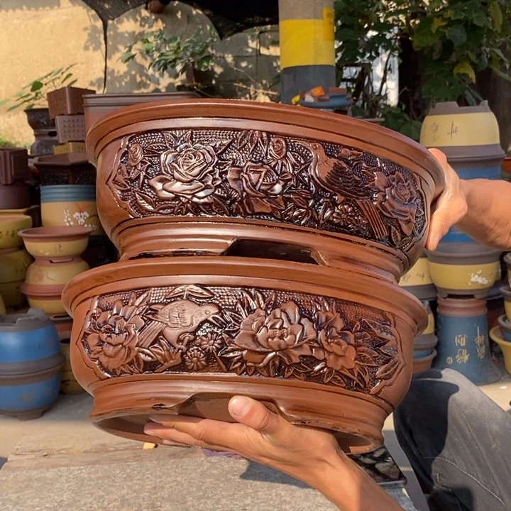 紫砂花盆紫砂艺术学院的