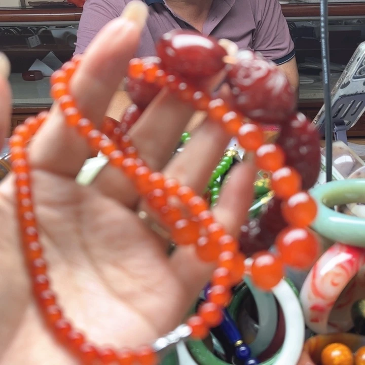 玛瑙/玉髓手链未镶嵌