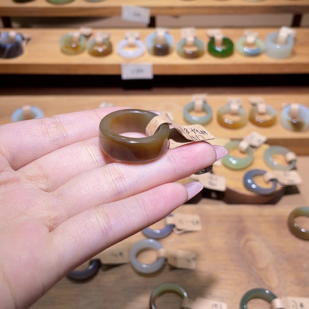 d***l和田玉未镶嵌戒指18.5