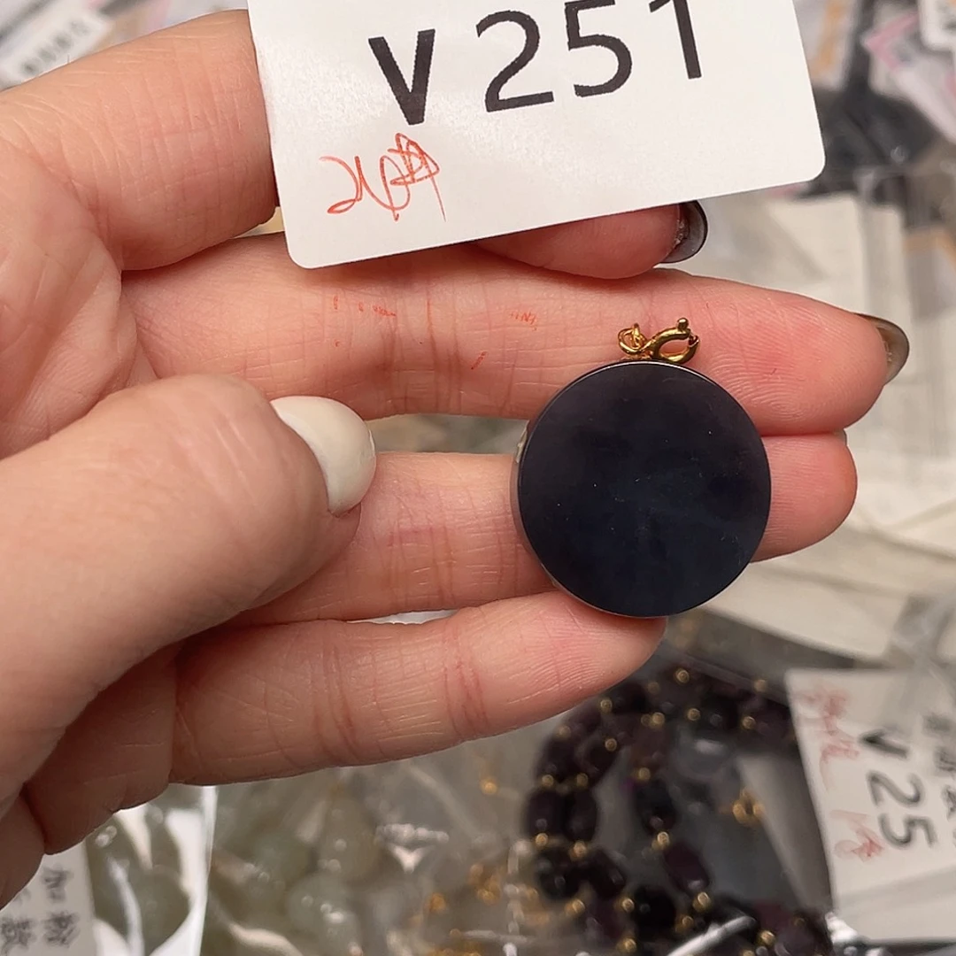 和田玉珠宝半成品未镶嵌V251