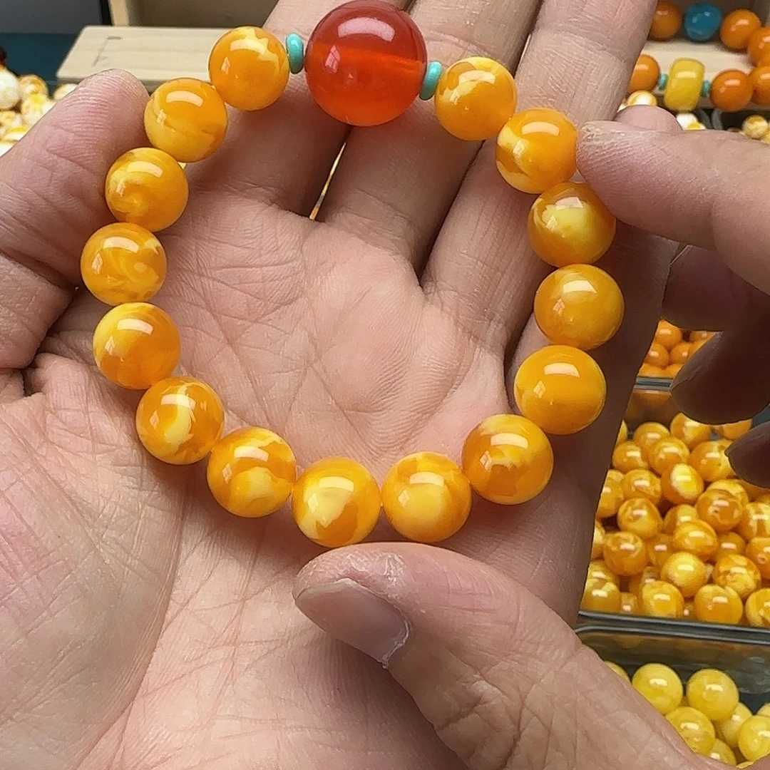 *****精品老蜡素串搭配一条