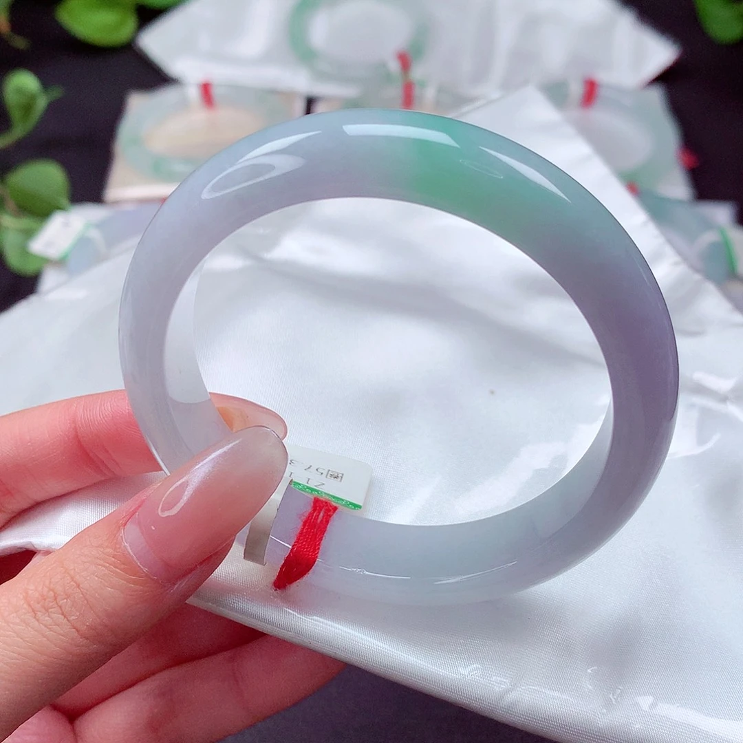 翡翠未镶嵌手镯缅甸天然a货翡翠手镯