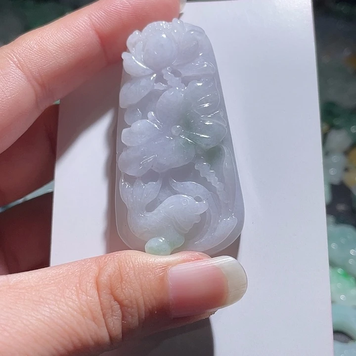 颈饰未镶嵌翡翠天