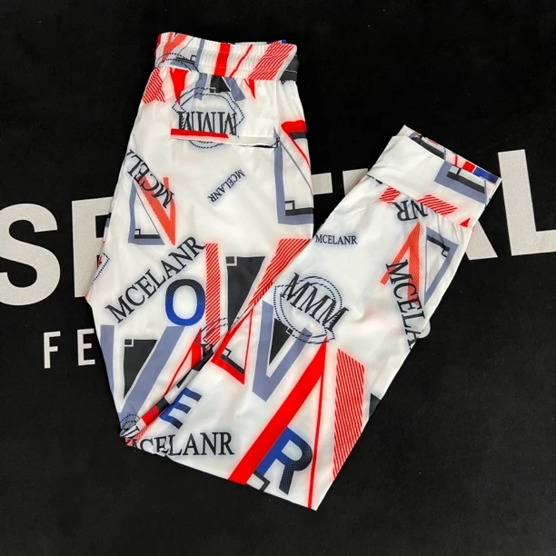 夏季新款潮流百搭舒适宽松弹力花裤男士休闲裤【6647】