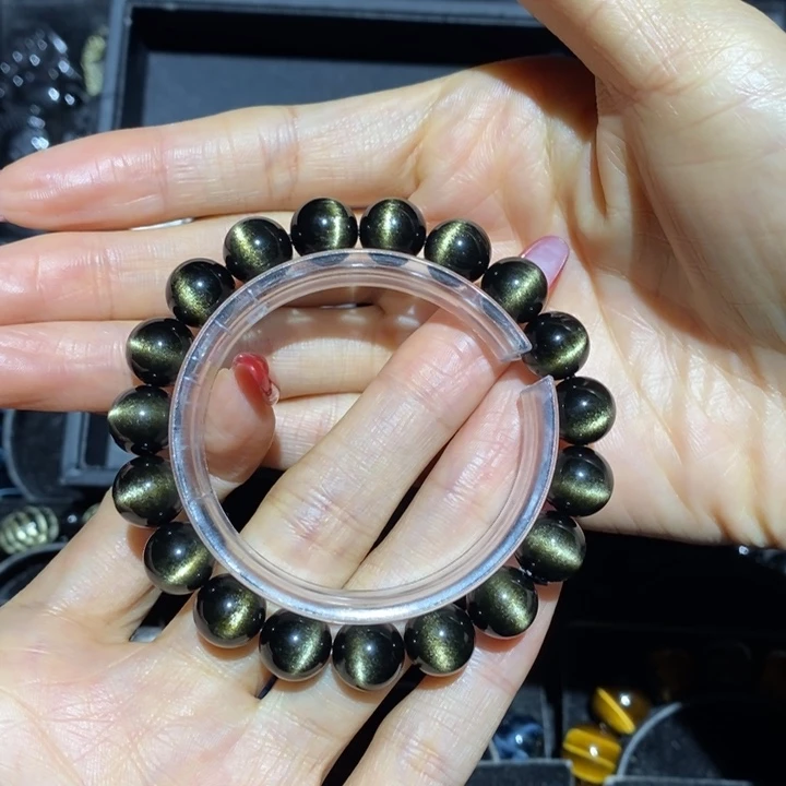 黑曜岩手链未镶嵌1