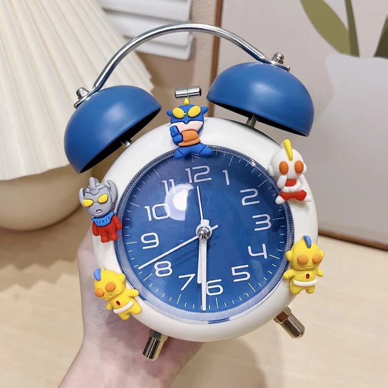 可爱创意闹钟奥特曼新款小学生专用强力叫醒男孩通用起床神器儿童