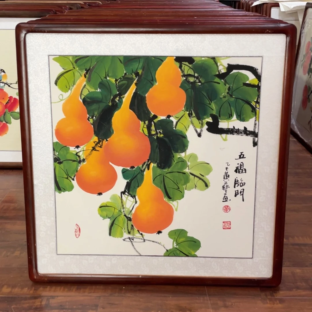 国画带框尺寸63*63厘米