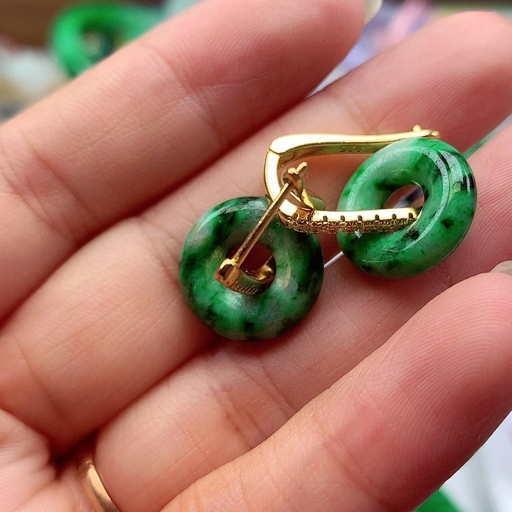 翡翠银S925镶嵌颈饰翡翠