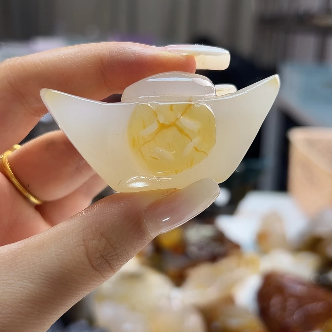 玛瑙/玉髓未镶嵌吊坠(不含链)