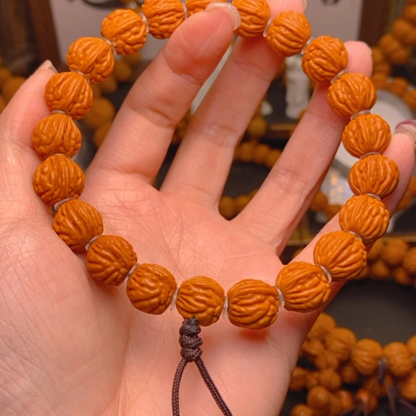 【闪购商品】桃核手串龙文桃核