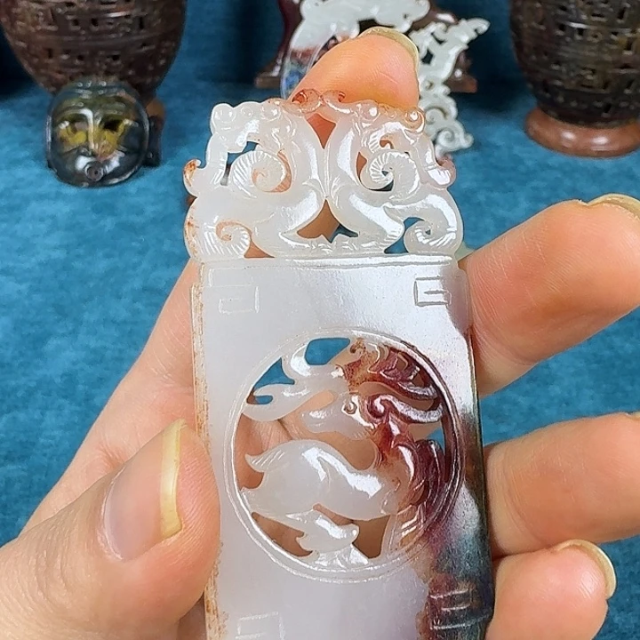 江***美和田玉（糖玉）未镶嵌挂件