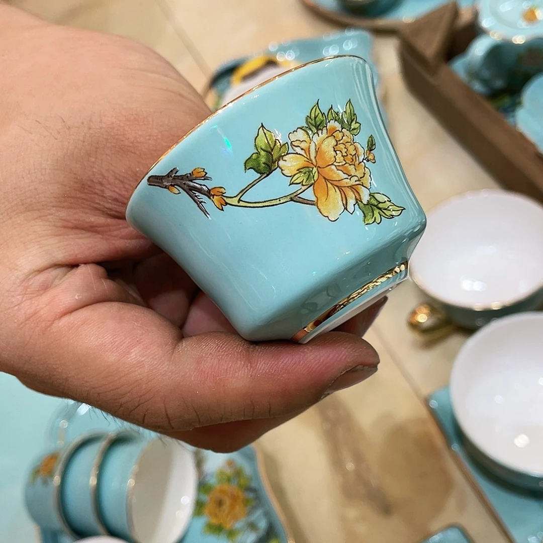 瓷片雲****裔陶瓷餐具套装包邮正品