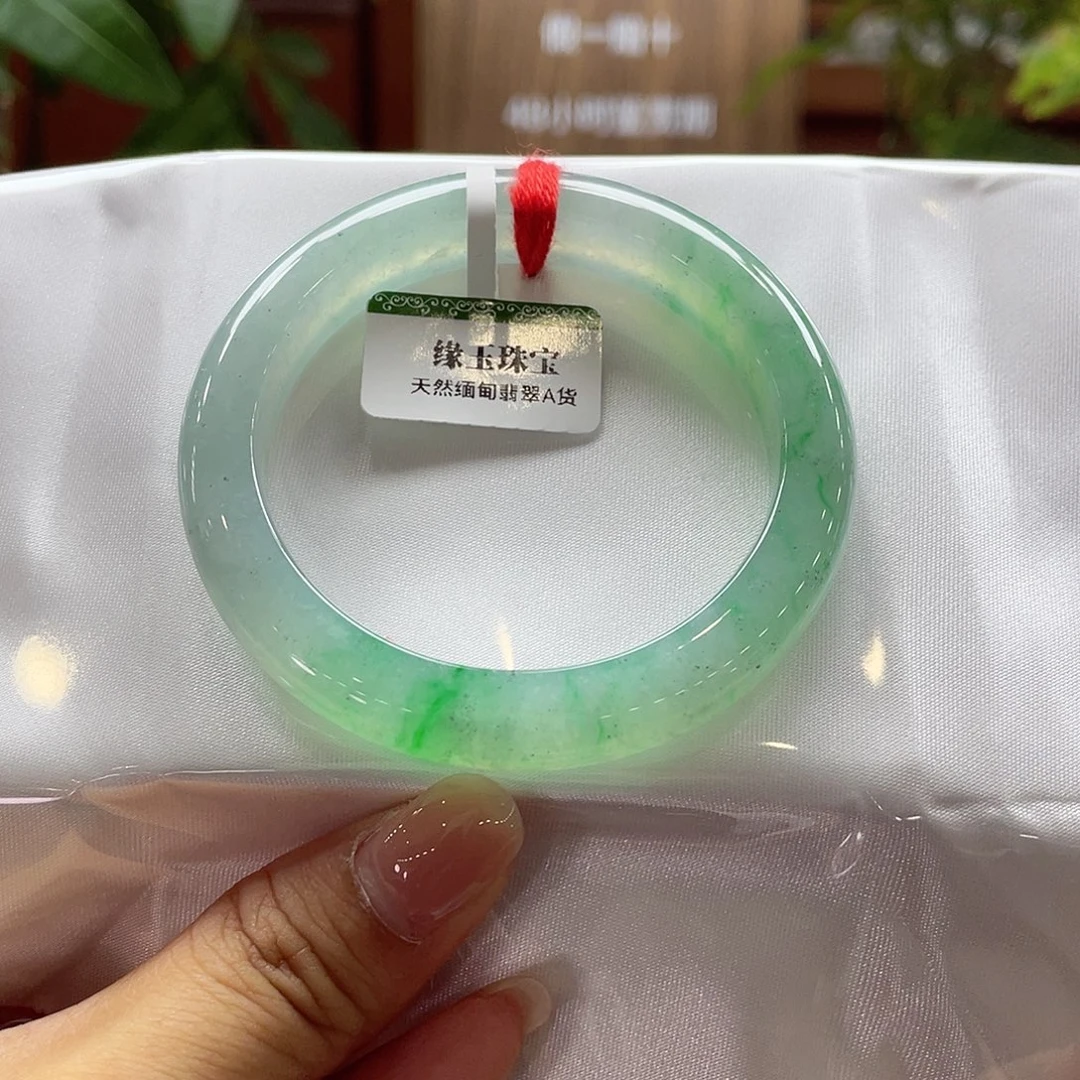 翡翠未镶嵌手镯29 号链接