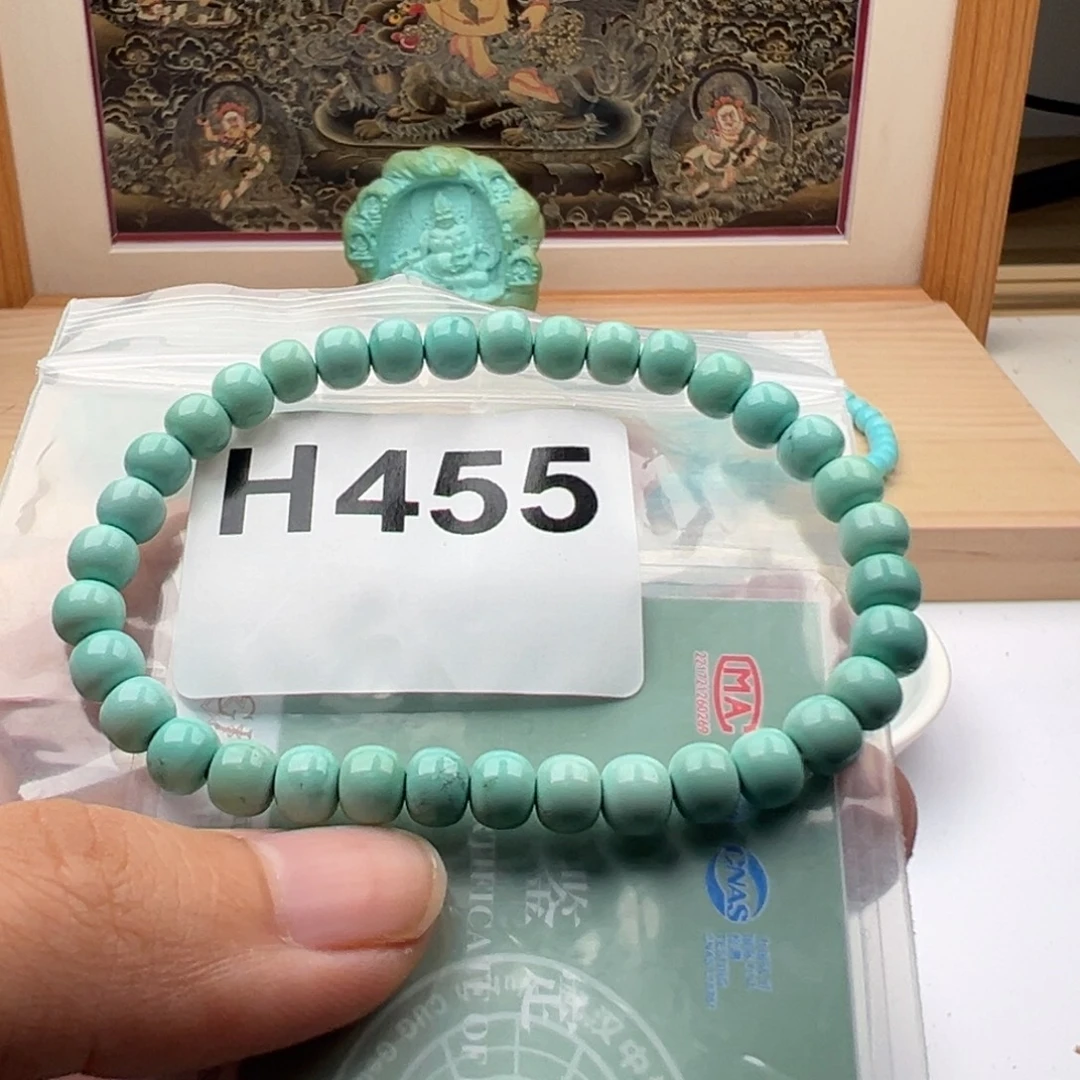 绿松石未镶嵌珠宝奇石卡6.1果冻料老型单圈