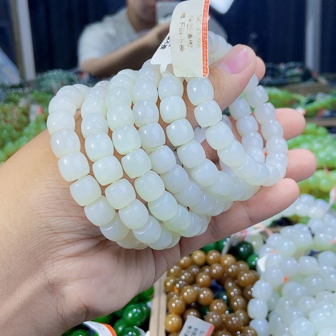 未镶嵌手串和田玉纯天然卡10新疆且末天泰料多样性发一