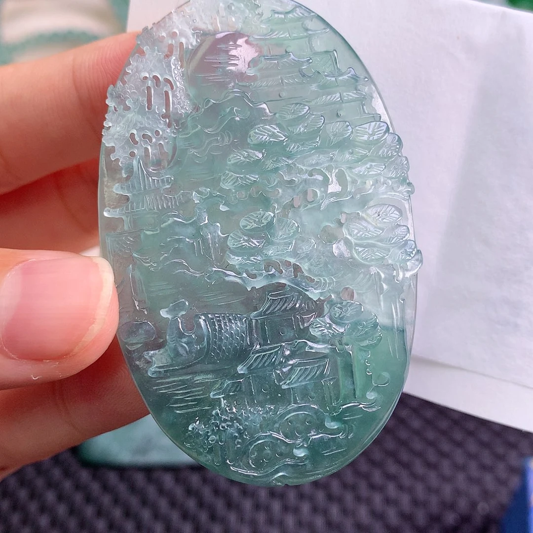 颈饰未镶嵌翡翠翡翠