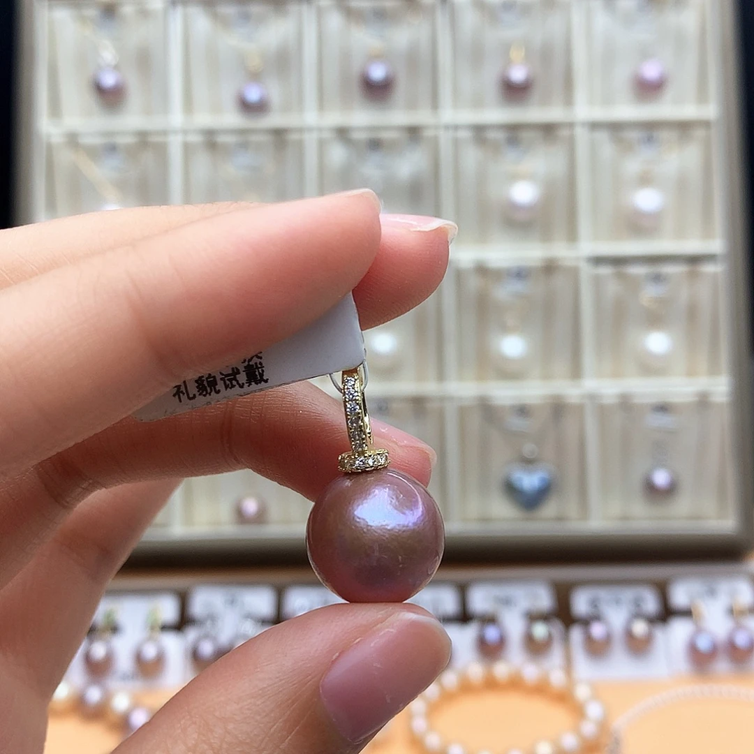 颈饰合金淡水珍珠