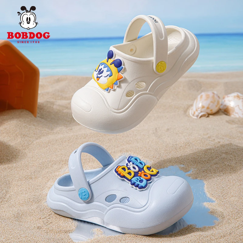 福利-5】巴布豆休闲可爱拖鞋厚底软底卡通防踢防撞防滑洞洞鞋561